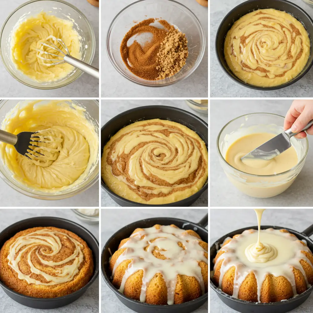 Honey Bun Cake